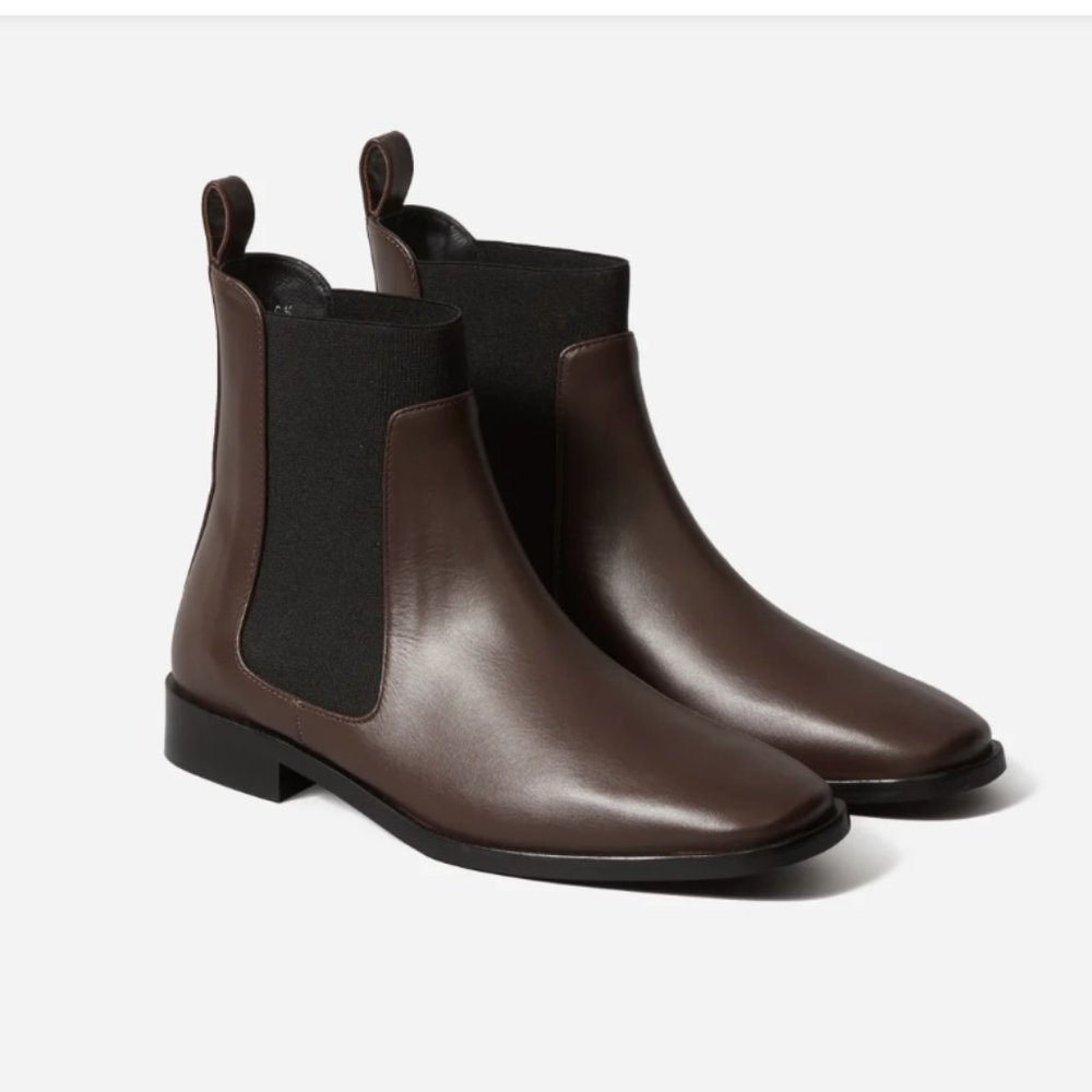 Everlane Square Toe Chelsea Boot NWOT